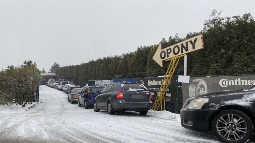 Kolejka do wulkanizatora