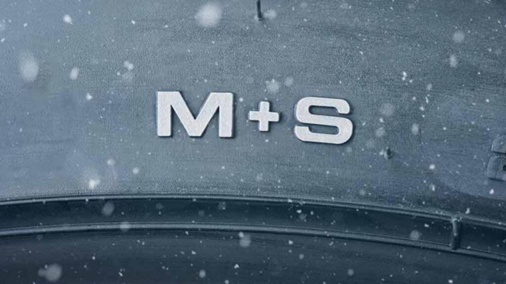 Oznaczenie M+S na oponie